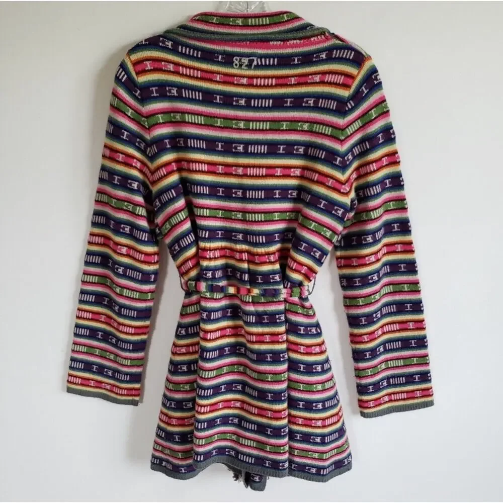 RARE Odd Molly Rainbow Sweater Coat